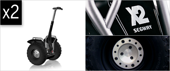 Segway X2 – graphic with the model logo